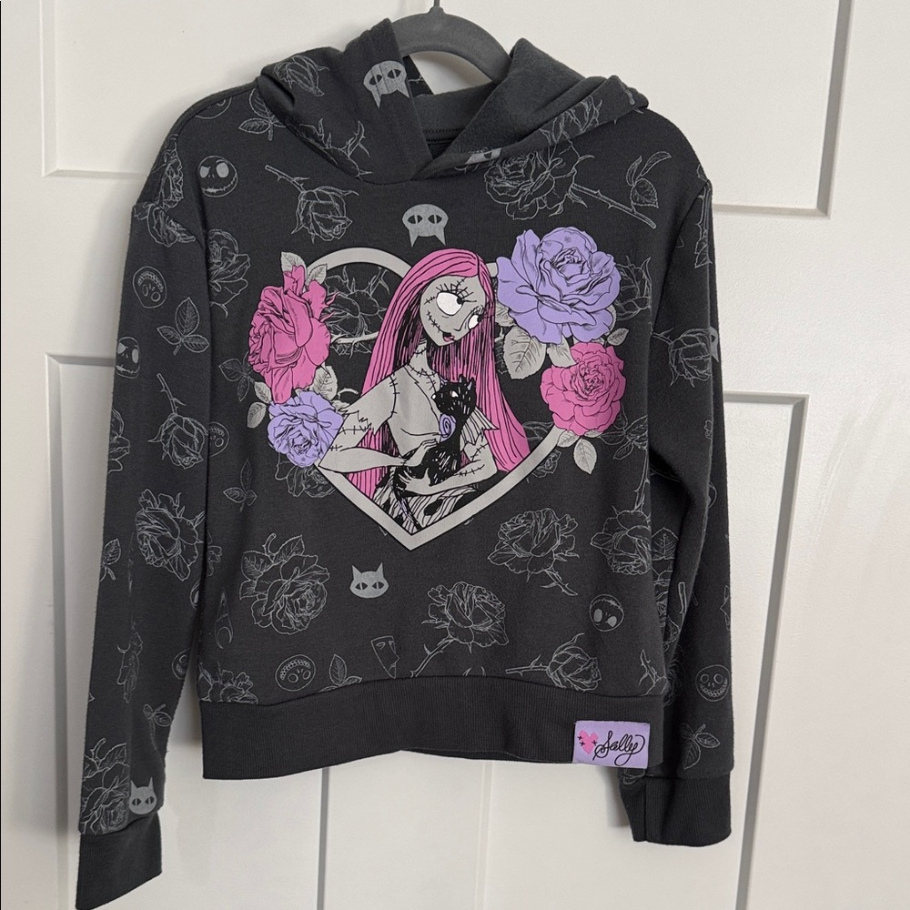 Disney Black Hoodie with Nightmare Before Christmas Design